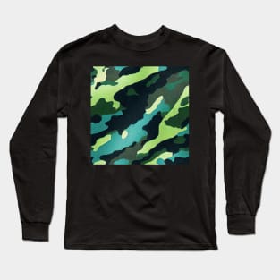 Camouflage Army Pattern, a perfect gift for all soldiers, asg and paintball fans! #16 Long Sleeve T-Shirt